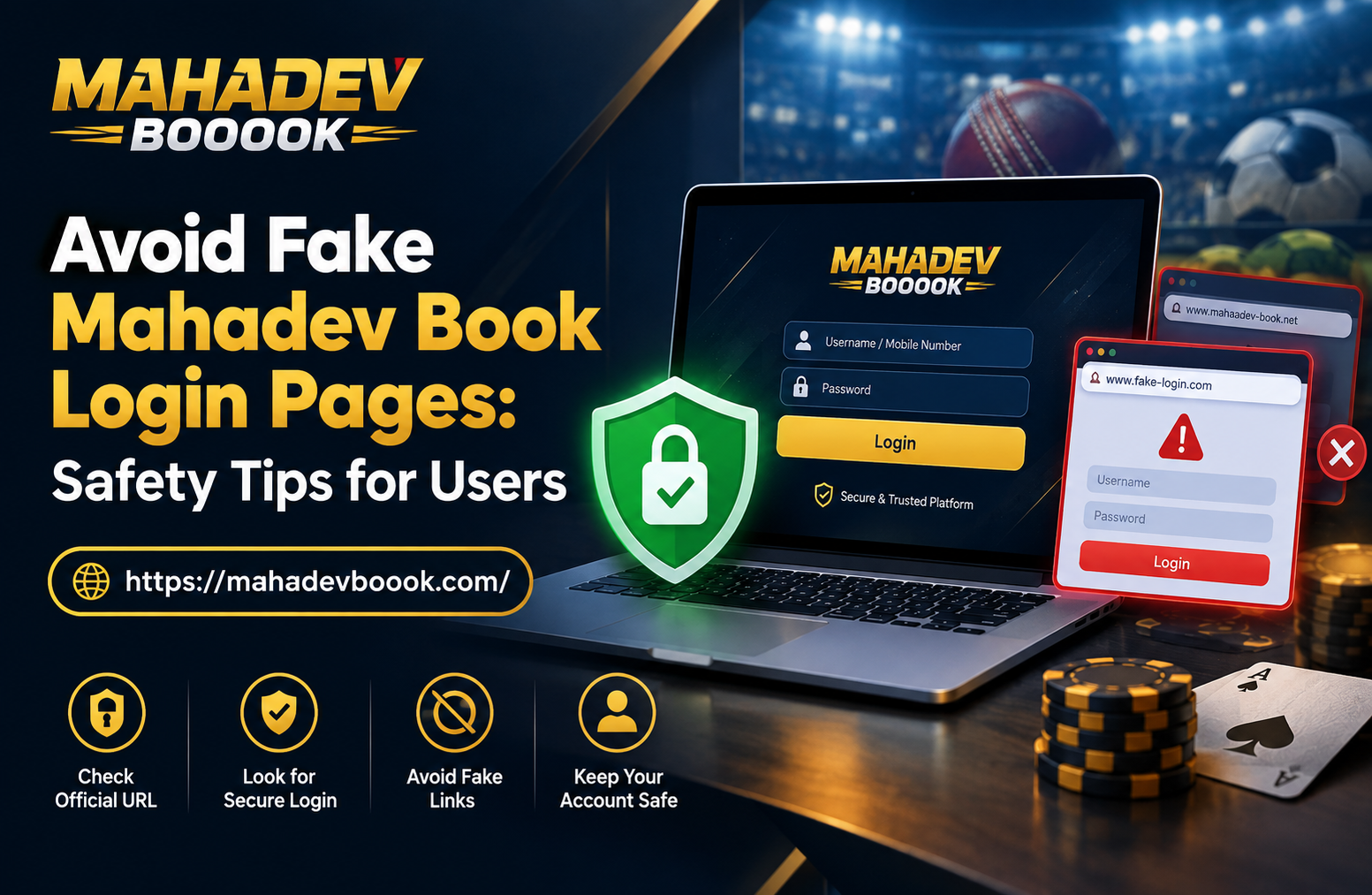 Avoid Fake Mahadev Book Login Pages: Safety Tips for Users